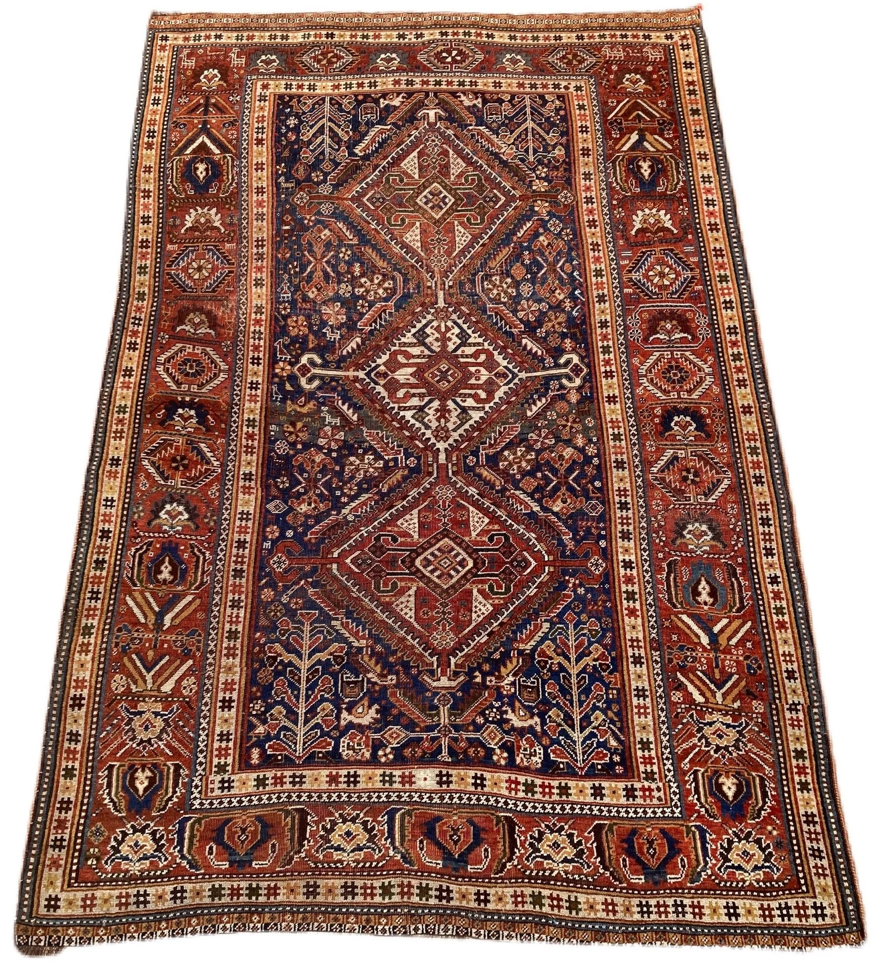 ラグ・カーペット khamse qashqai rug khamse qashqai rug(Antique Qashqai Rug 2.36m x 1.60 —